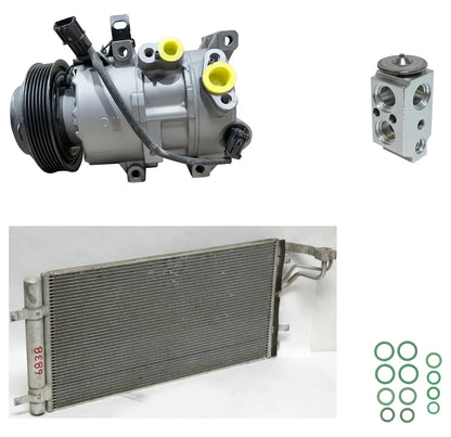 AC Compressor Kit with Condenser for Hyundai Kona 1.6L (2018–2018)