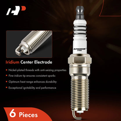 6x Iridium Platinum Spark Plugs for Chevy Silverado 1500 (2012–2014)