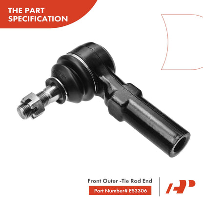 3X Front Rack & Pinion Tie Rod End Kit for Chevrolet Camaro (2010–2015)
