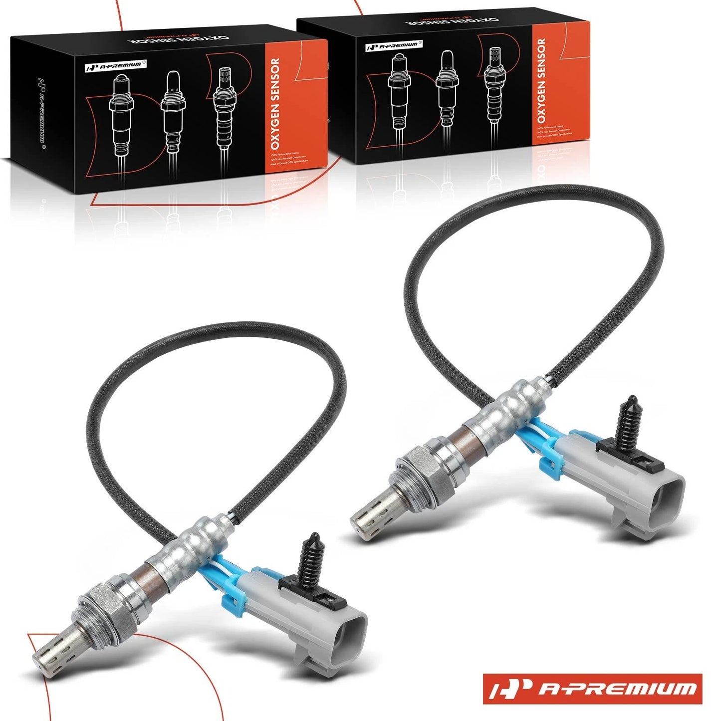 2X O2 Oxygen Sensors for Chevy Silverado 1500 2500 HD GMC Sierra Yukon (2007–2014)