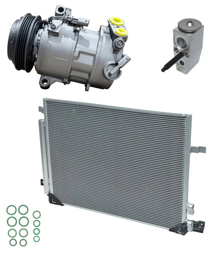 AC Compressor Kit With Condenser for Chevrolet Camaro 6.2L (2016–2016)