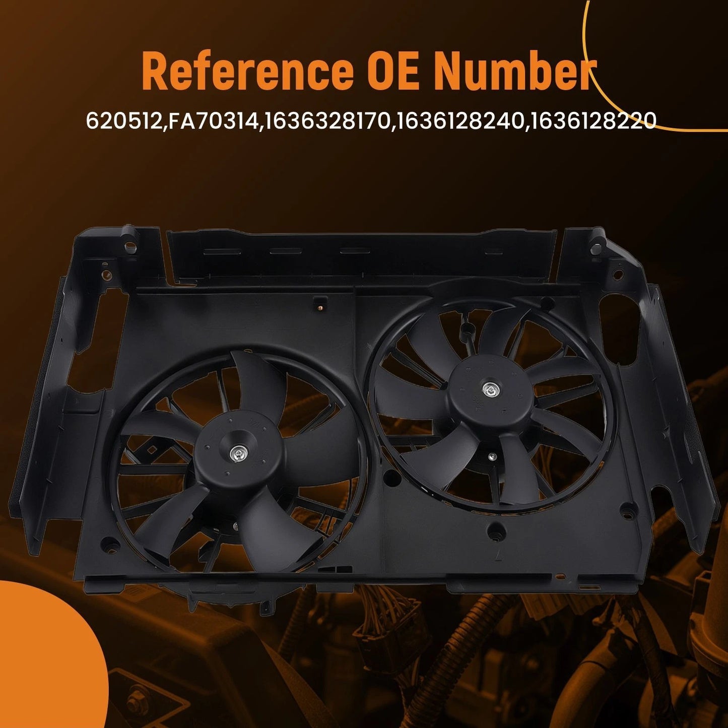 Cooling Fan Assembly for Toyota RAV4 (2006–2012)