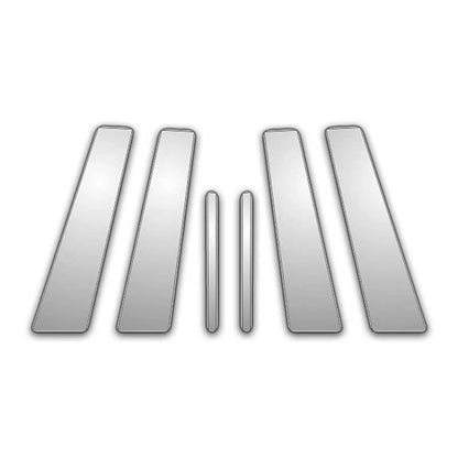 2004-2010 Chrome 6pc Pillar Covers to fit Hyundai Amanti - P39454