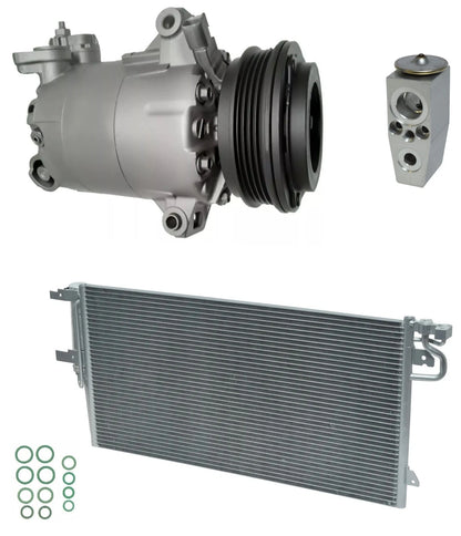 AC Compressor Kit with Condenser for Ford Focus 2.3L Turbo (2016–2016)