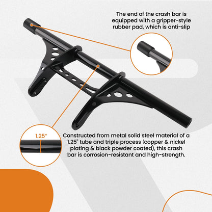 Black Highway Crash Bar Engine Guard for Harley Sportster (2004–)