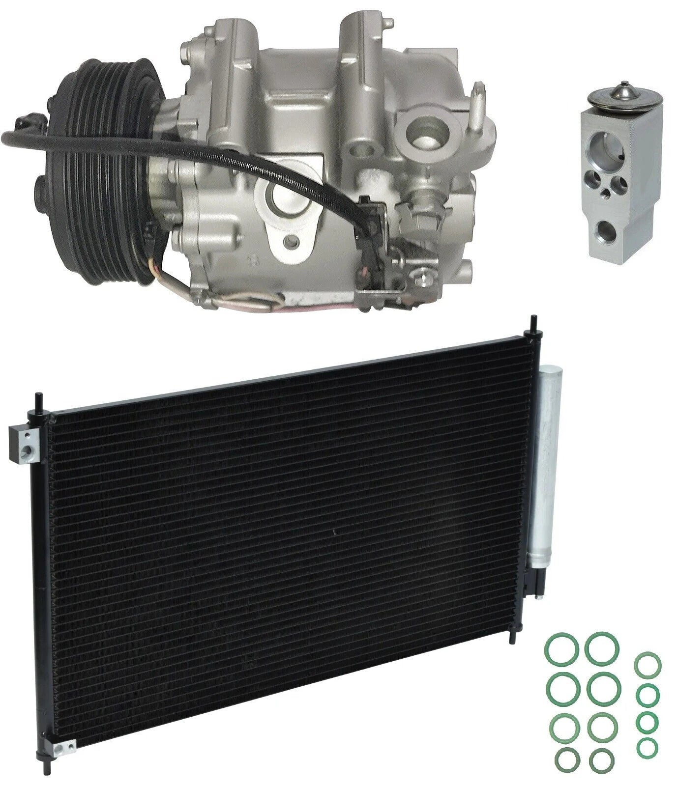 AC Compressor Kit With Condenser for Acura ILX 2.0L (2014–2015)