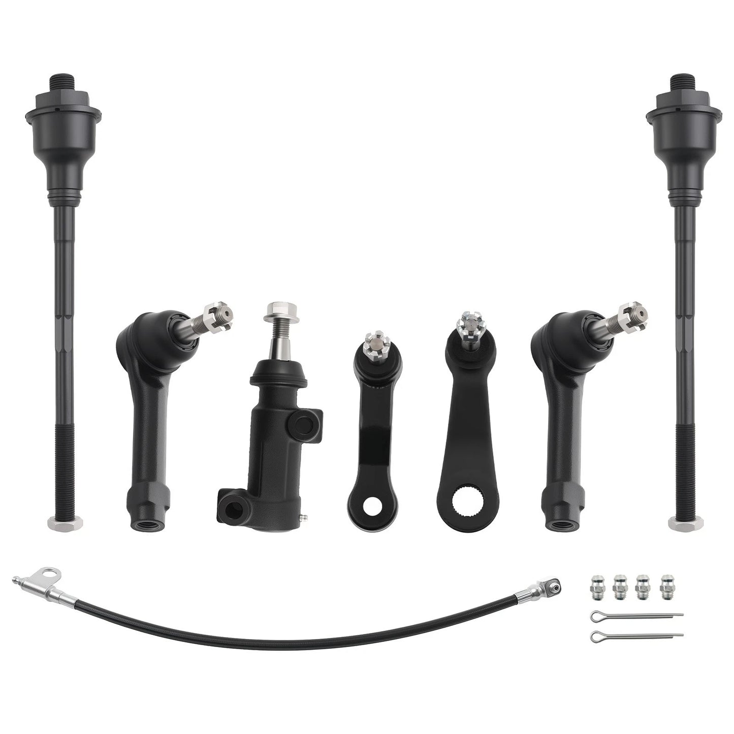 Front Inner Outer Tie Rod Pitman Idler Arms for GMC Sierra Yukon XL (2000–2006)