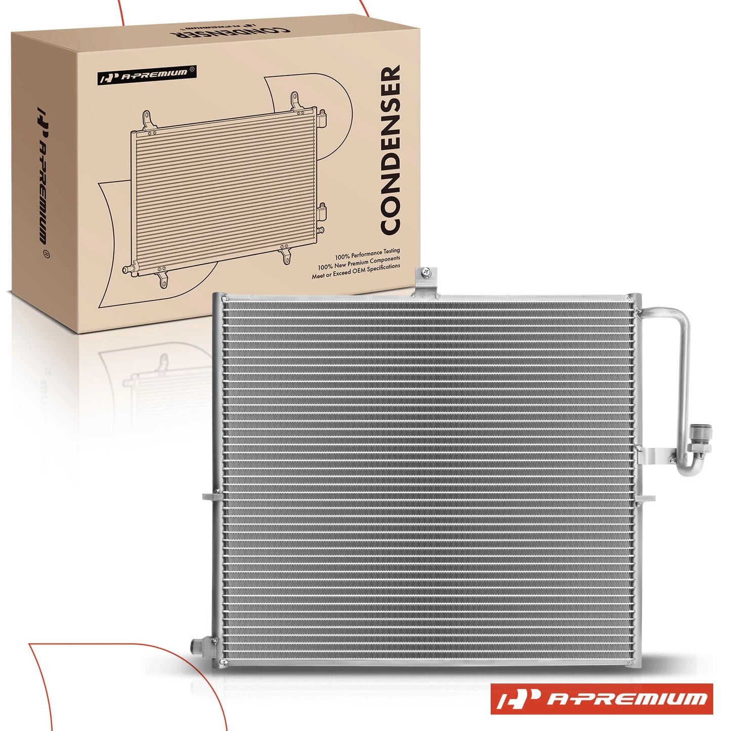 A/C Condenser with Bracket for Mercedes-Benz G500 (2002–2008)