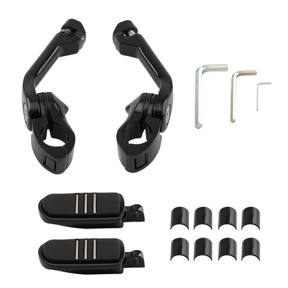 Folding Motorcycle Foot Pegs for Kawasaki Yamaha BMW (2015–2024)