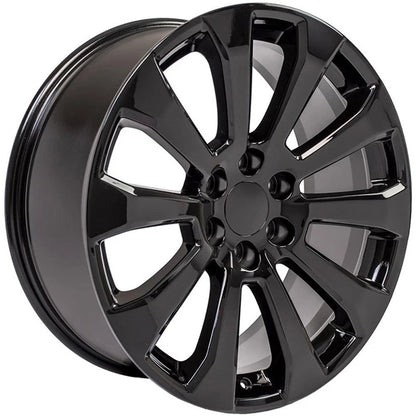 Gloss Black Wheel 22 Inch Replacement for 1992–1994 Chevy Blazer