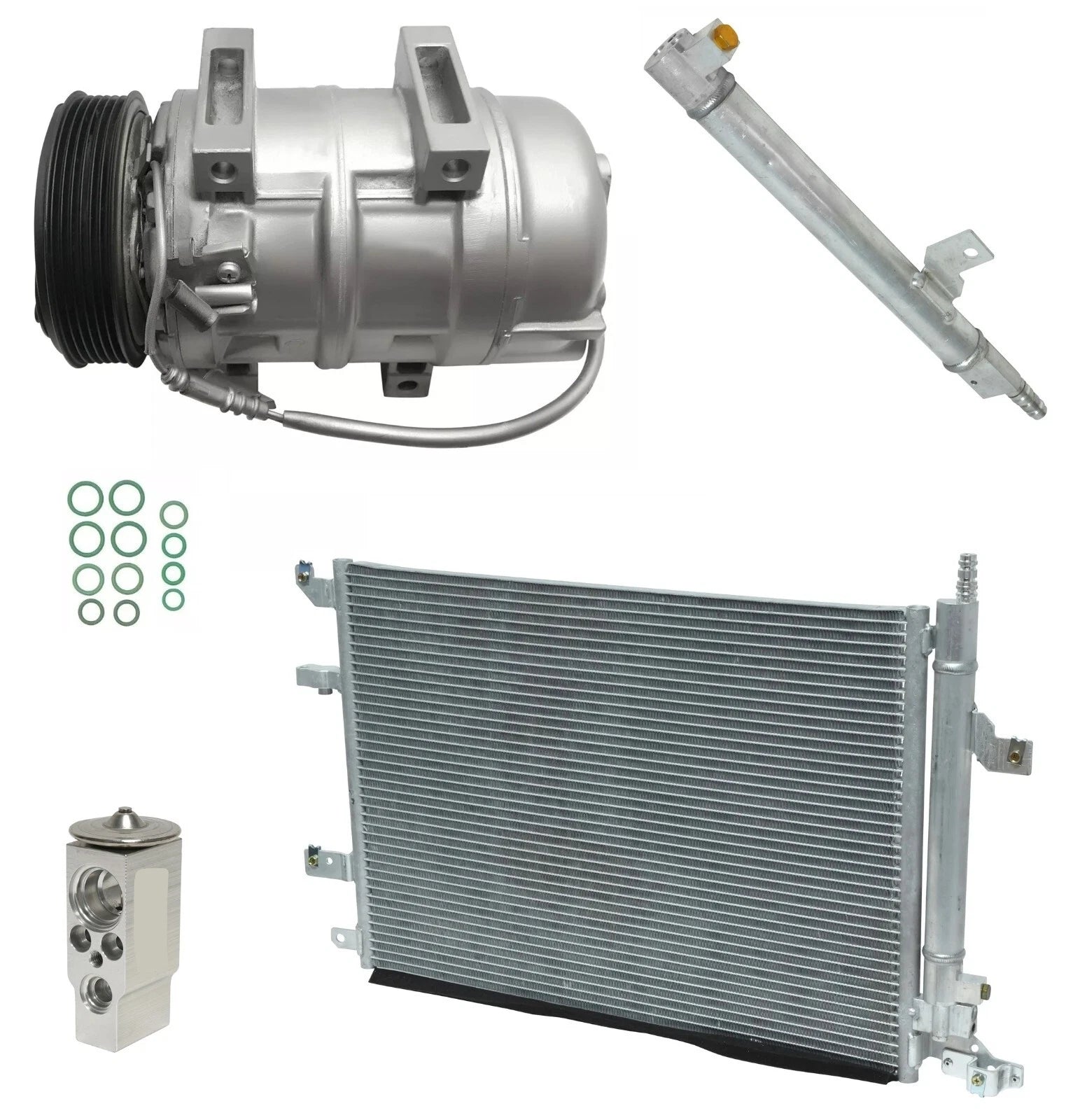 AC Compressor Kit with Condenser for Volvo XC70 2.5L Turbo (2006–2007)