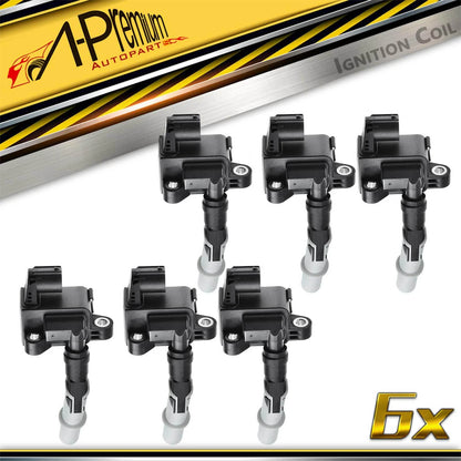 6x Ignition Coil for Mercedes-Benz C350 E350 ML350 (2012–2016)
