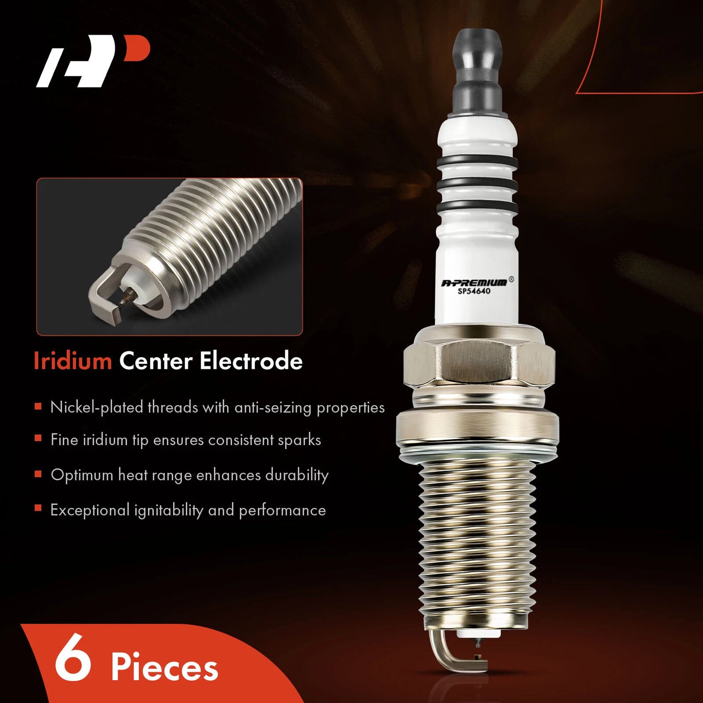 8x Iridium Platinum Spark Plugs for Mercedes-Benz C43 AMG (1998–2000)