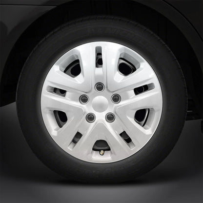 17" Silver Deluxe Hubcaps/Wheel Covers (Set of 4) for Caravan/Journey Style Look