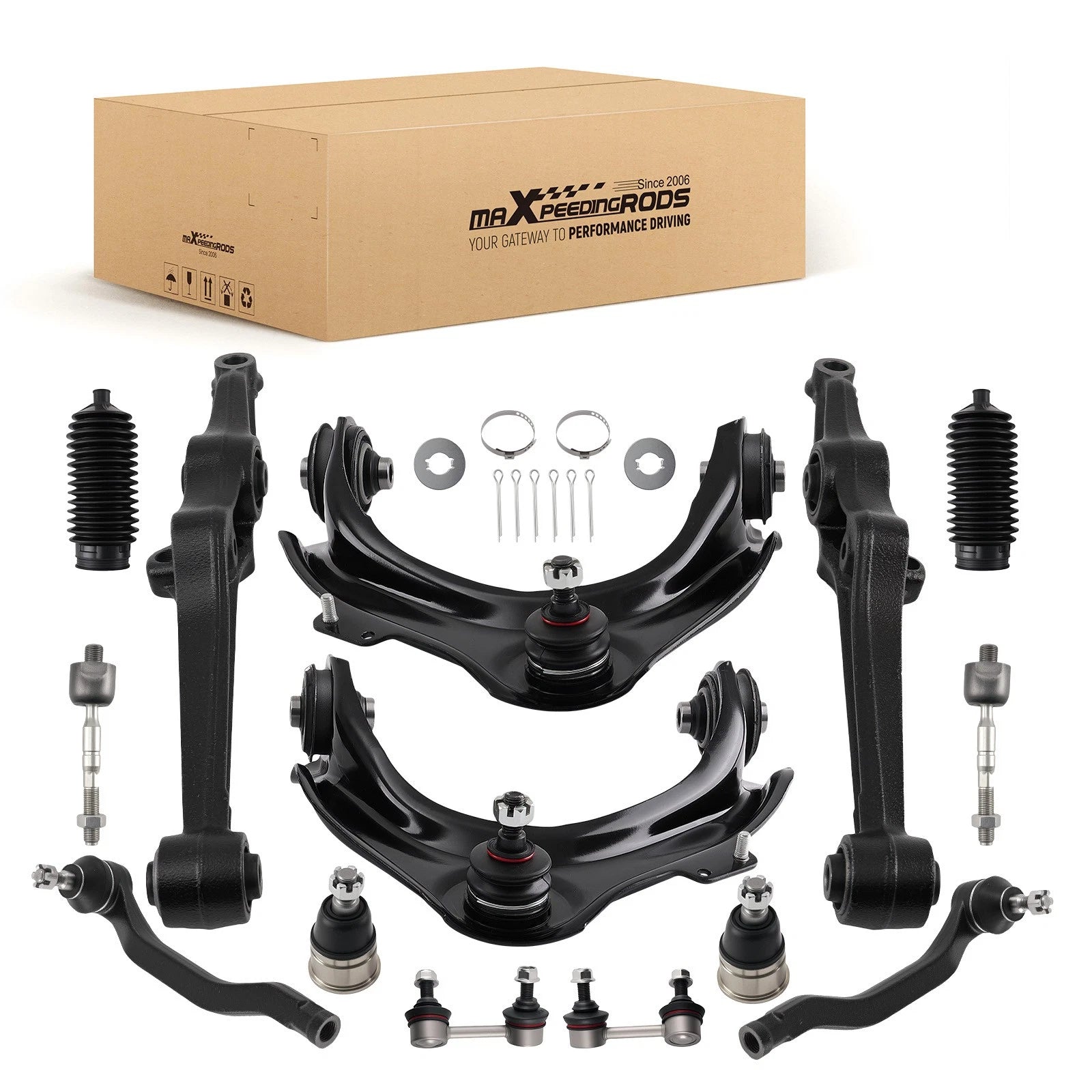 Front Control Arm Sway Bar Tie Rod Kit for Acura TL (1999–2003)
