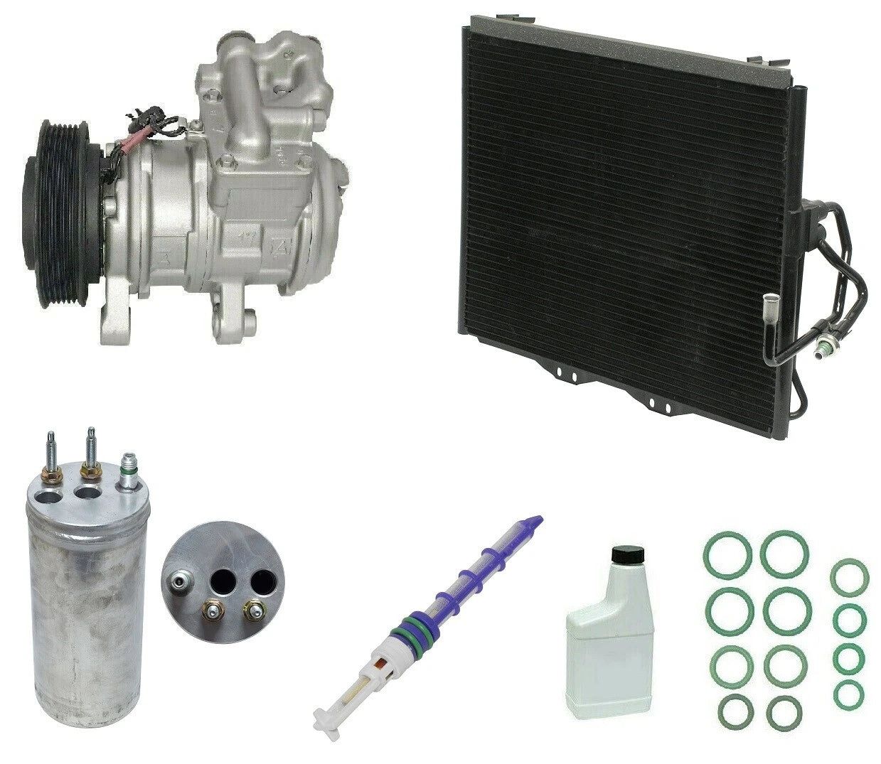 AC Compressor Kit Replacement with Condenser for Isuzu D Max (2017–2021)