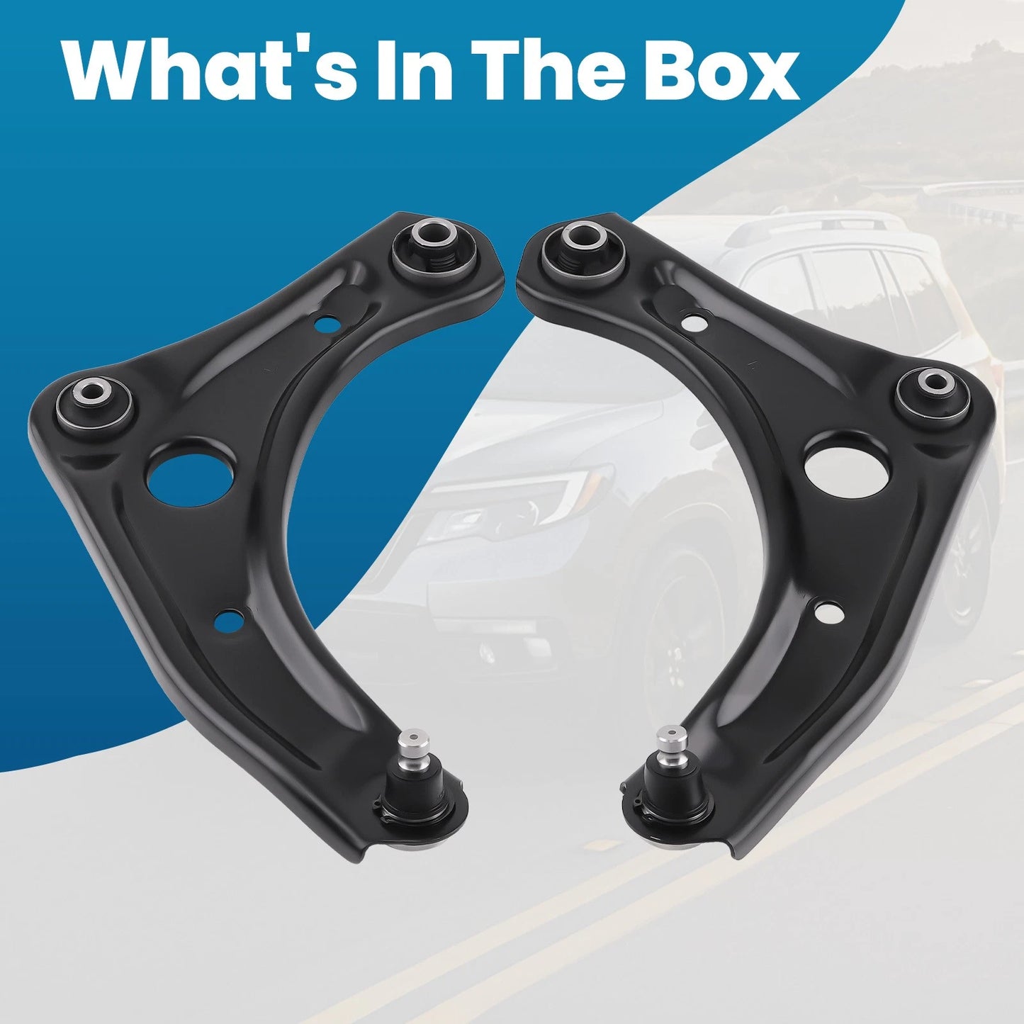 Front Lower Control Arms & Ball Joint Assembly for Nissan Versa (2013–2019)