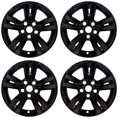 17" Gloss Black Wheel Skins for 2010-2017 Chevy Equinox - UQSK0165