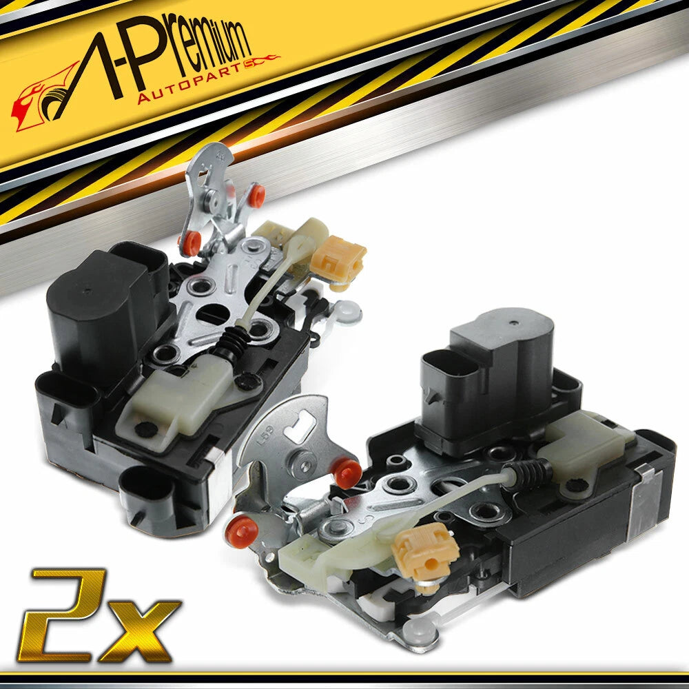 2X Front Door Lock Actuator for Chevy Silverado 1500 GMC Sierra 1500 (2007–2013)