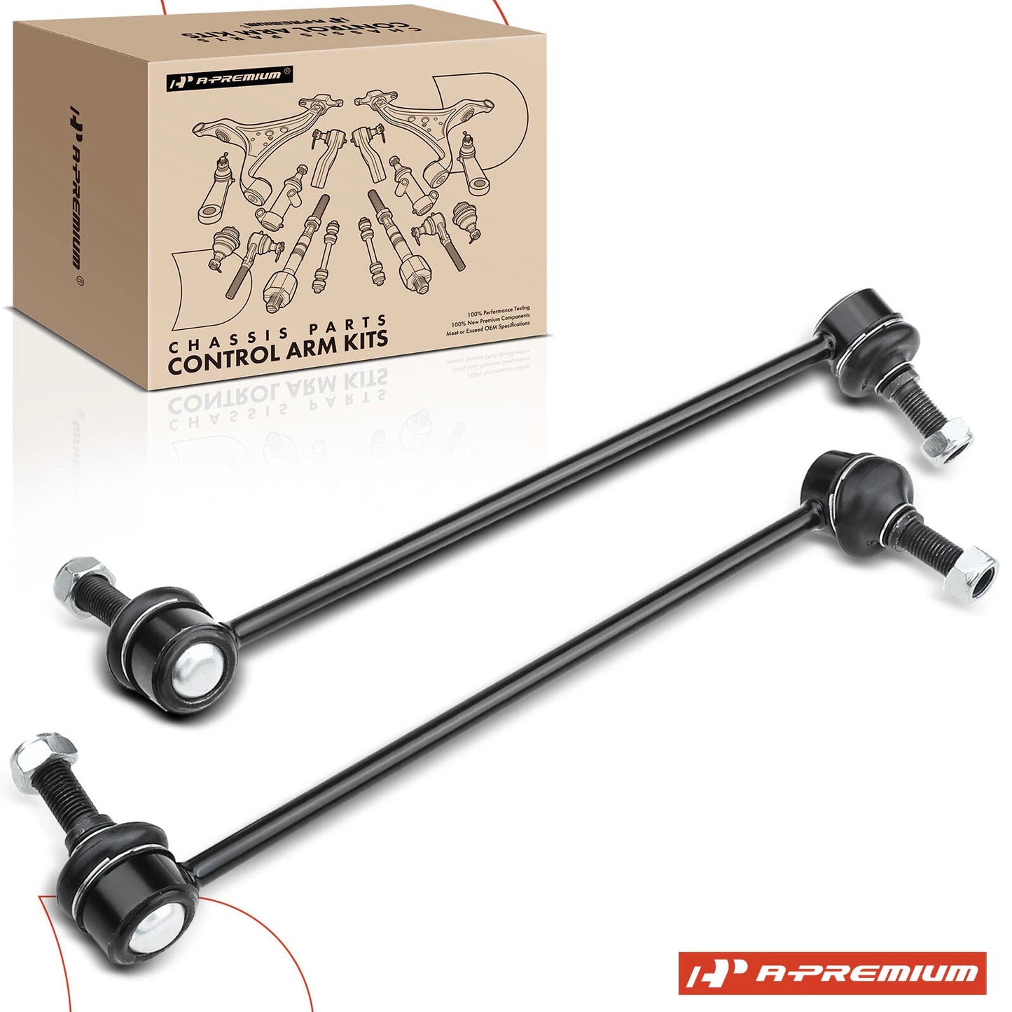 2X Front Sway Bar End Link for Mercedes-Benz C250 C63 AMG (2010–2015)
