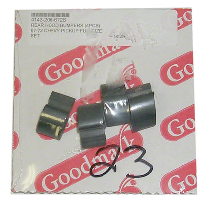 Replacement 4-Piece Hood To Fender Bumper Kit (See compatibility Chart)