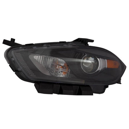 Halogen Headlight Lens Housing Replacement Driver Side for Jeep Wrangler (2007–2018)