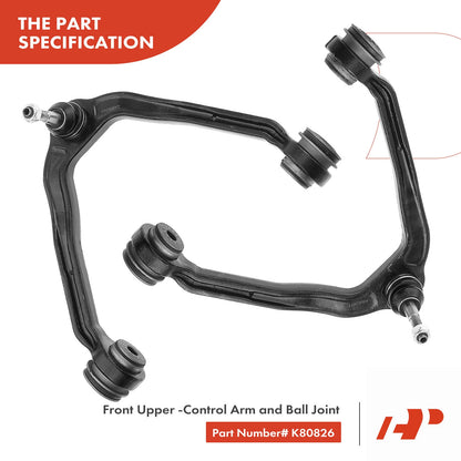 13x Front Suspension Control Arm Kit for Chevy Silverado 1500 (2007–2018)