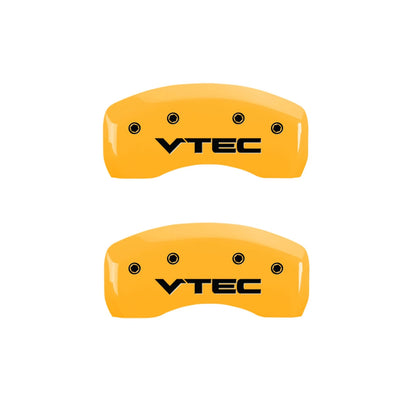 Caliper Covers Set of 4 Yellow for 2004–2005 Honda Civic (MGP)