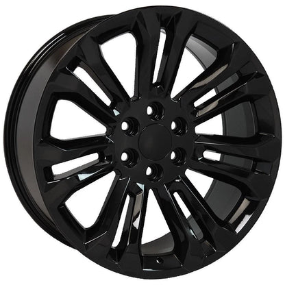 Gloss Black Wheel 22 Inch Replacement for 1992–1994 Chevy Blazer