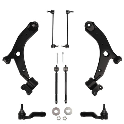 Front Lower Control Arms Tie Rods Sway Bars for Mazda 3 (2004–2009)