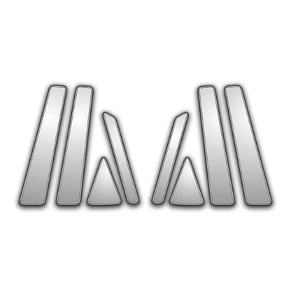 Chrome Pillar Covers 8pc Set for Hyundai Tucson (2010–2015)
