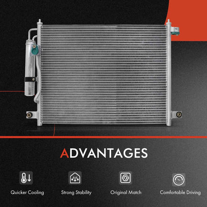 2X Radiator & AC Condenser Cooling Kit for Chevy Aveo5 (2004–2011)