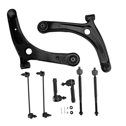 Front Lower Control Arms & Tie Rods Kit for Jeep Patriot Compass (2007–2014)