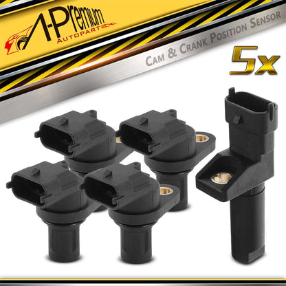 4X Camshaft & Crankshaft Position Sensors for Mercedes-Benz CL550 (2007–2013)