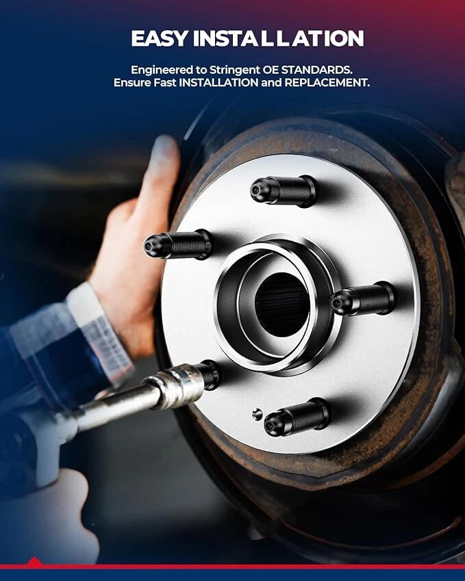 2X Front Wheel Bearing Hub for GMC Sierra 2500 HD 3500 HD (2011-2029)