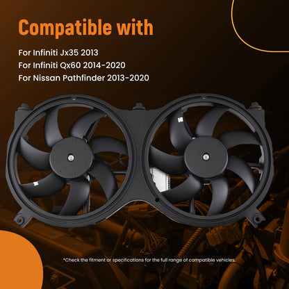 Cooling Fan for Nissan Pathfinder (2013–2020) 214813JA0A 214813JA0E
