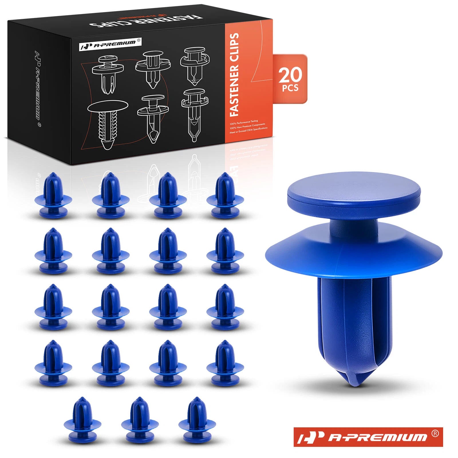 20Pcs Nylon Door Panel Retainer Clips for Chevy