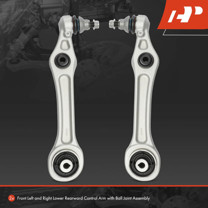 2X Front Lower Rearward Control Arm Ball Joint for Mercedes-Benz W212 (2009–2016)