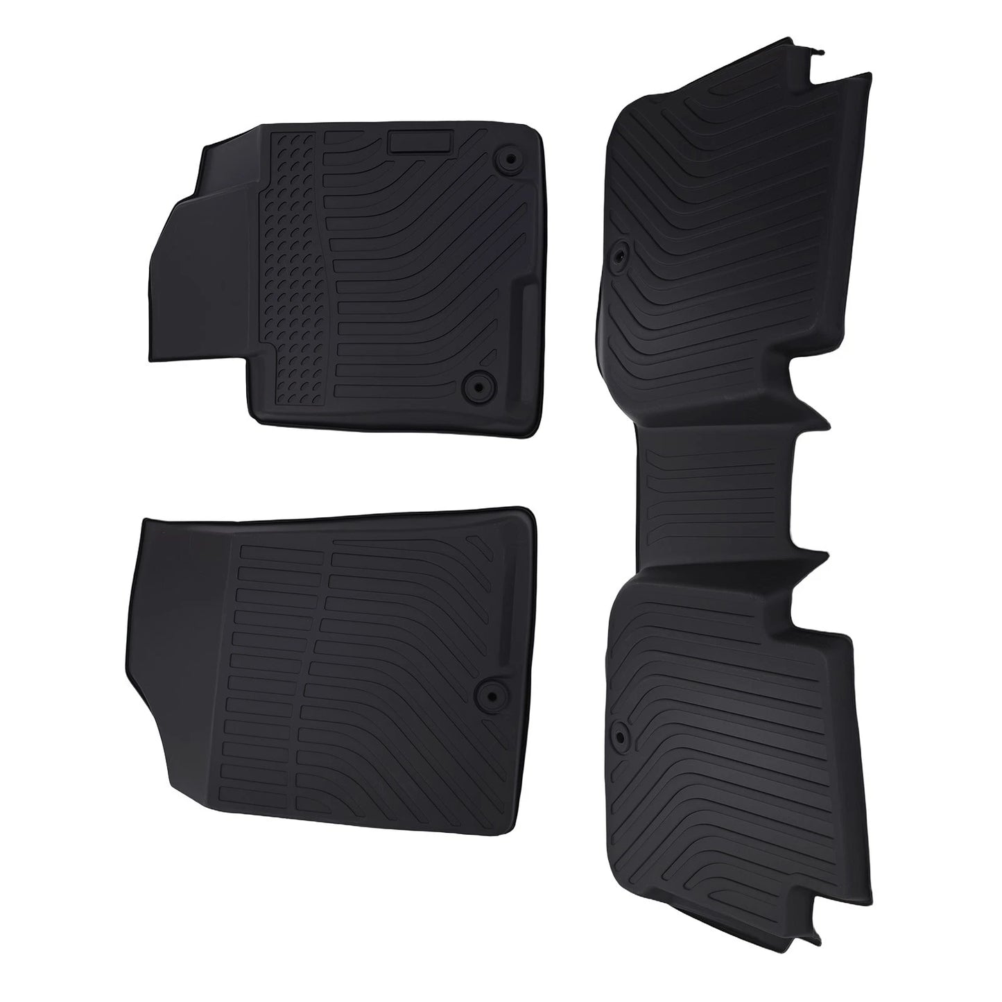 All-Weather TPE Rubber Floor Mats for Kia Optima & Hyundai Sonata (2015–2020)