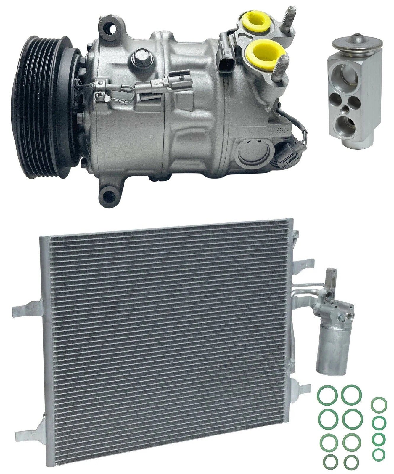 AC Compressor Kit With Condenser for Volvo XC60 2.0L (2017–2017)