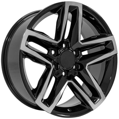 20 Inch Machined Black Wheel Replacement for 1988–2000 Chevy C2500
