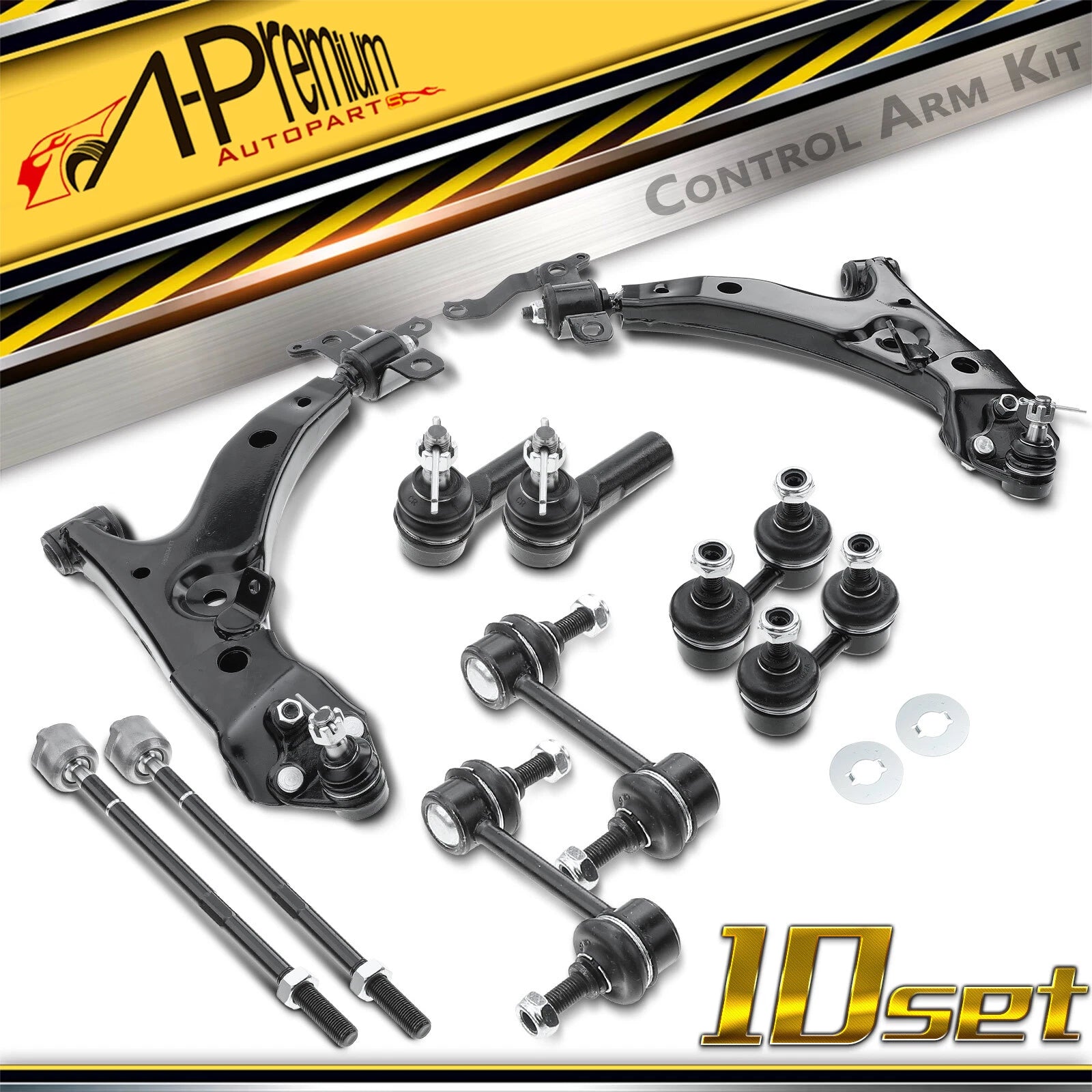 10x Front Lower Control Arm Sway Bar Link for Toyota Corolla