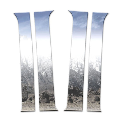 4Pc Chrome Pillar Post Covers Replacement for Chevrolet Tahoe Yukon (2007–2014)