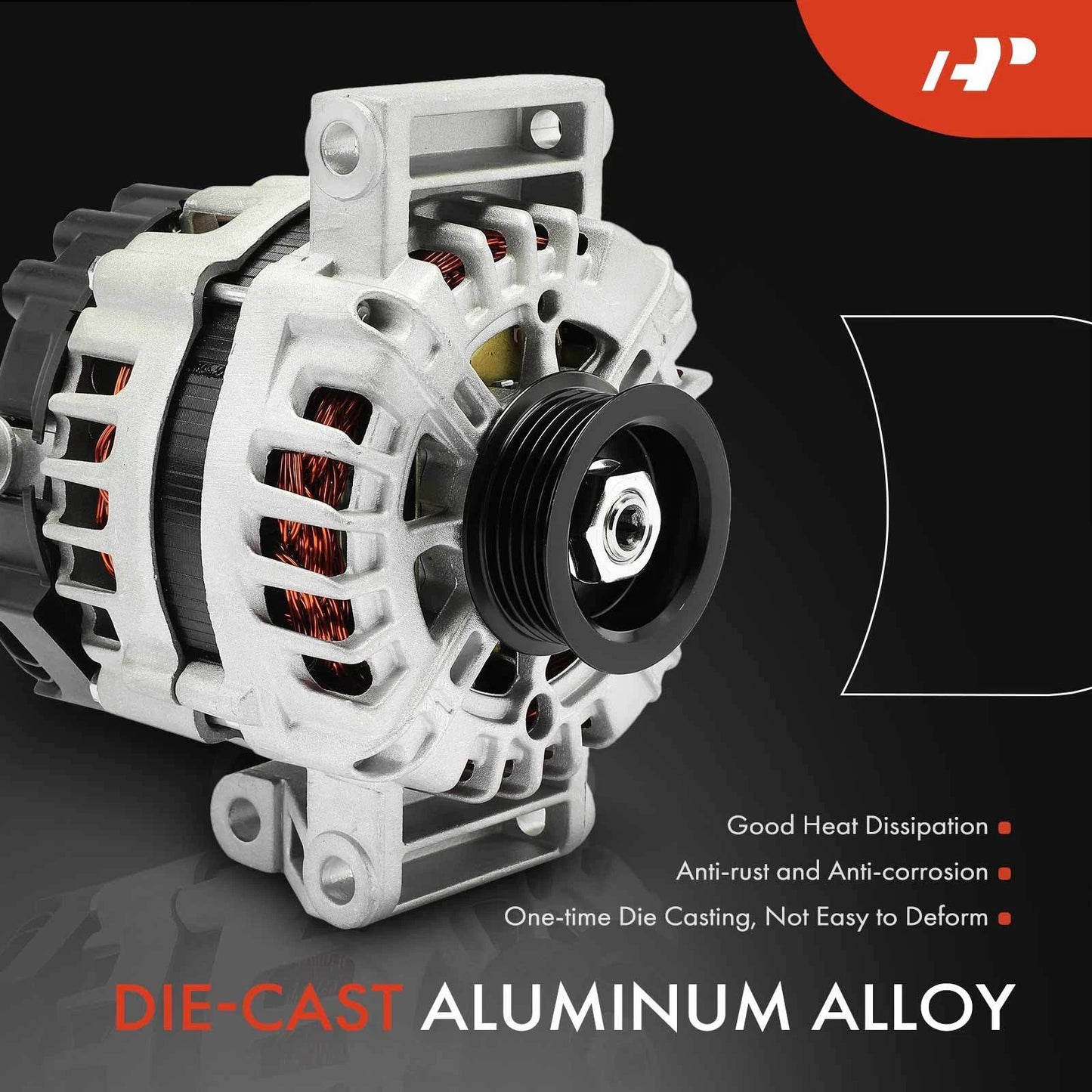 Alternator for Chevy HHR (2008–2011) 130Amp 5-Groove