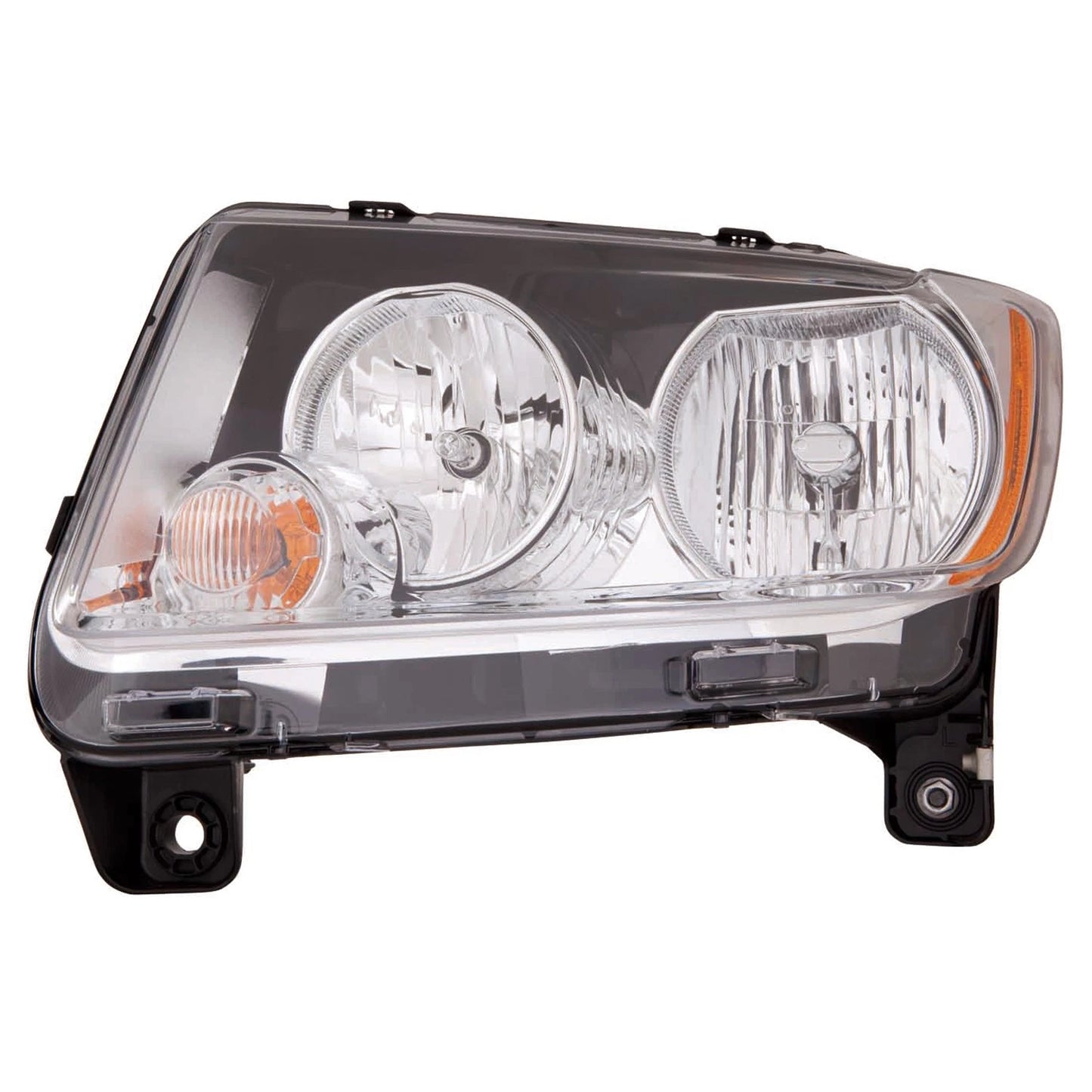Driver Halogen Head Light Assembly w/o Auto Leveling System w/o Black Bezel
