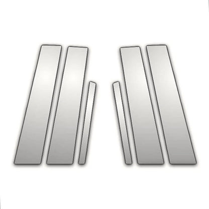 Chrome Pillar Post Covers 6pc Replacement for Dodge Neon (2000–2005)