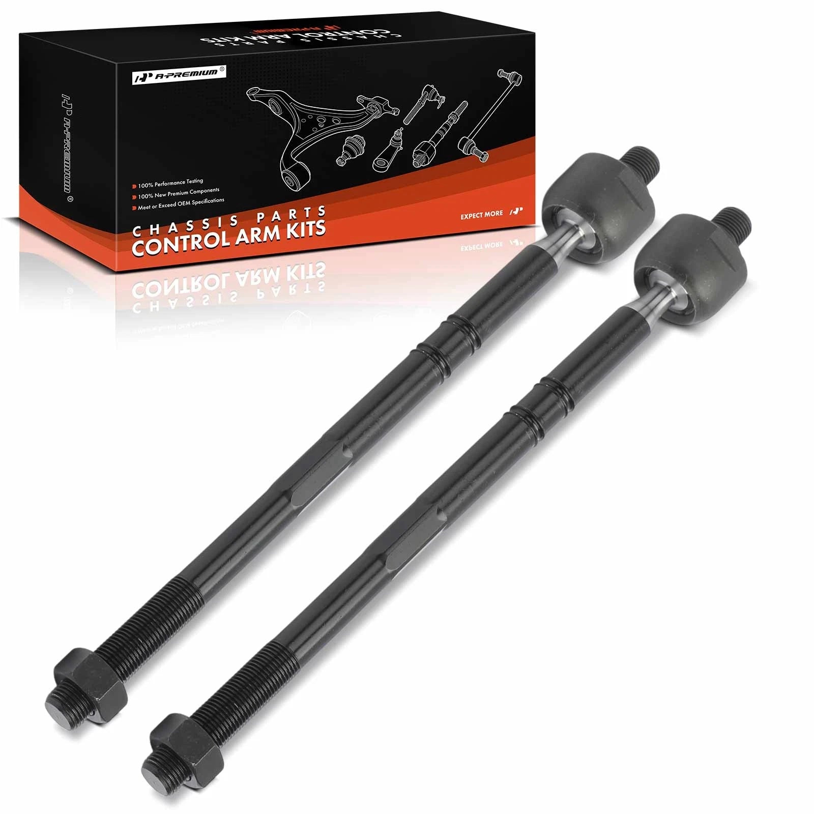 2X Front Inner Tie Rod Ends for Mercedes-Benz Sprinter 1500 2500 (2007–2018)
