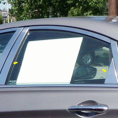 8pc Luxury Chrome Pillar Post Trim Replacement for Hyundai Sonata (2011–2014)