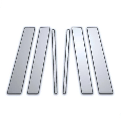 6Pc Chrome Pillar Post Covers for Cadillac Seville (1992–1997)