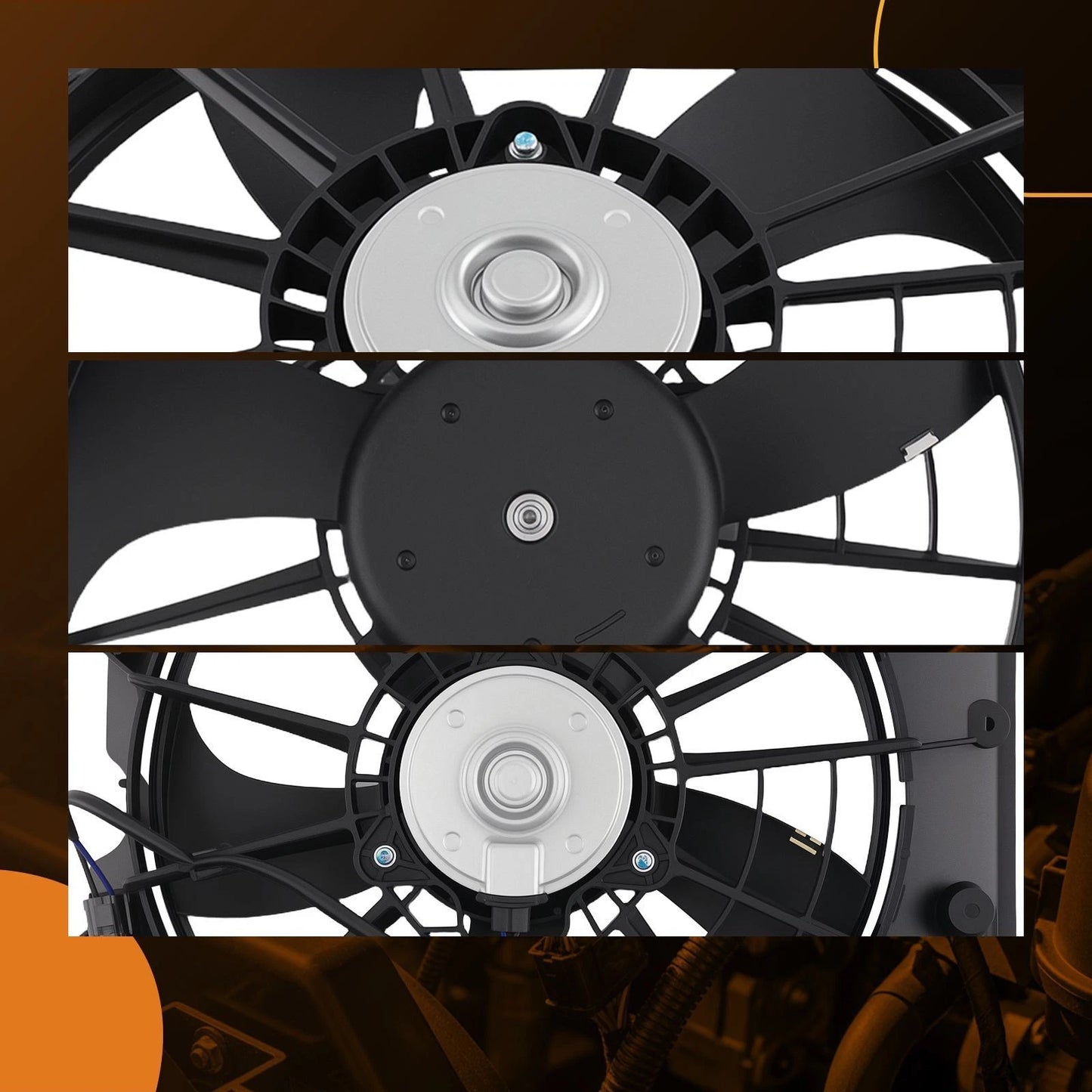 LH Electric Radiator Cooling Fan for Honda Odyssey (2018–2023)